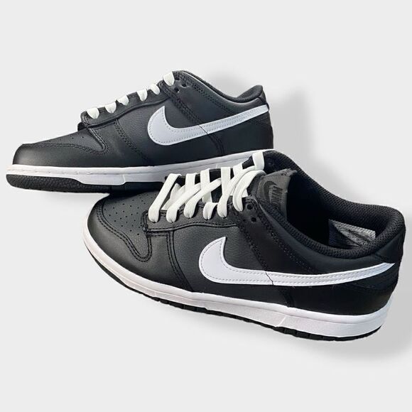 Nike Dunk Low "Reverse Panda" Black White size 6.5Y/Womens 8 DH9765-002 New - Picture 9 of 12